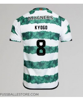 Günstige Celtic Kyogo Furuhashi #8 Heimtrikot 2023-24 Kurzarm
